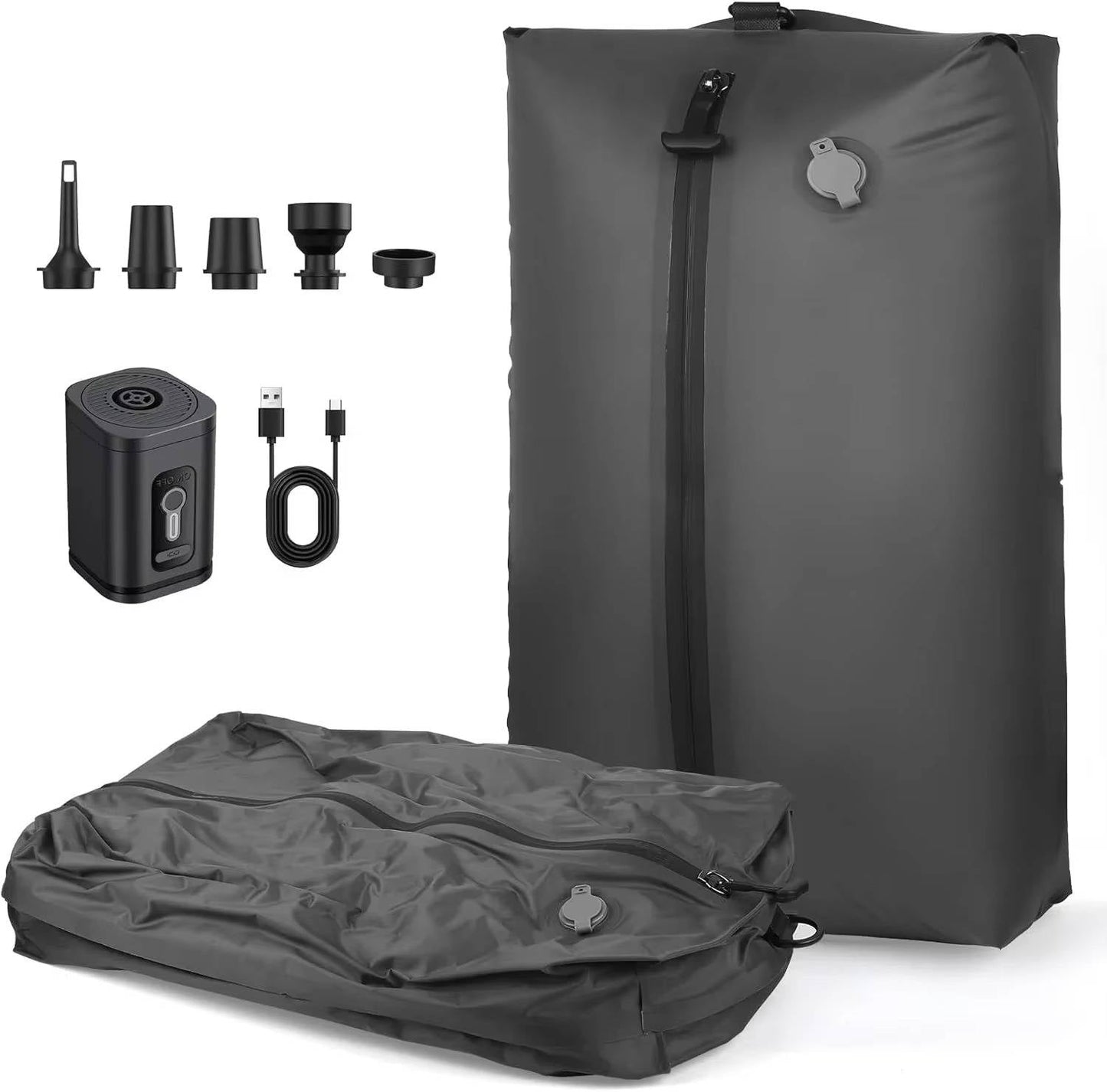 Travel Vacuum Pump And Two Bags