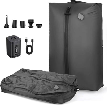 Travel Vacuum Pump And Two Bags
