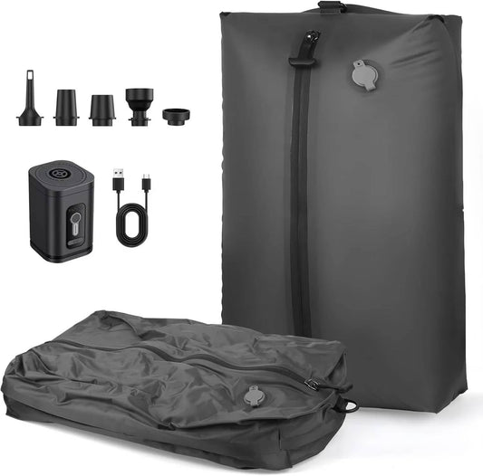 Travel Vacuum Pump And Two Bags