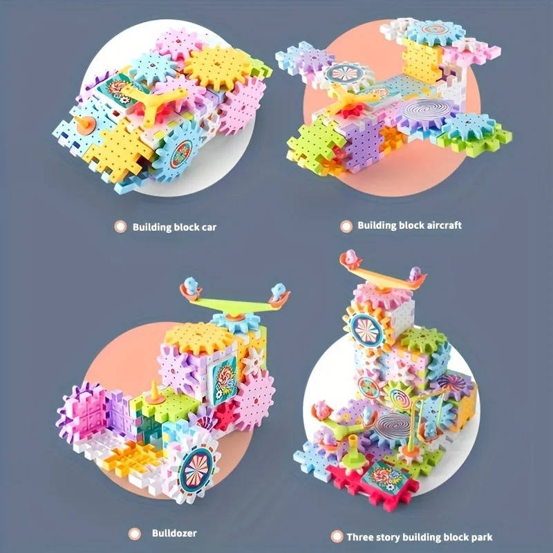 263 Pcs Kids Building Blocks Kit