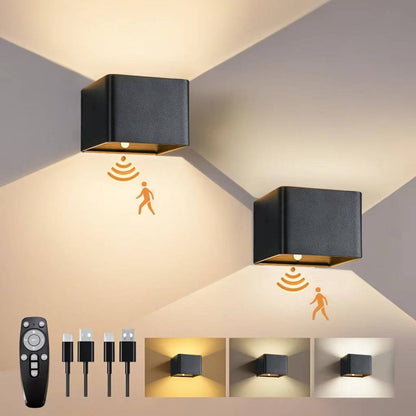 Indoor Wall Light with Motion Sensor & Remote Control