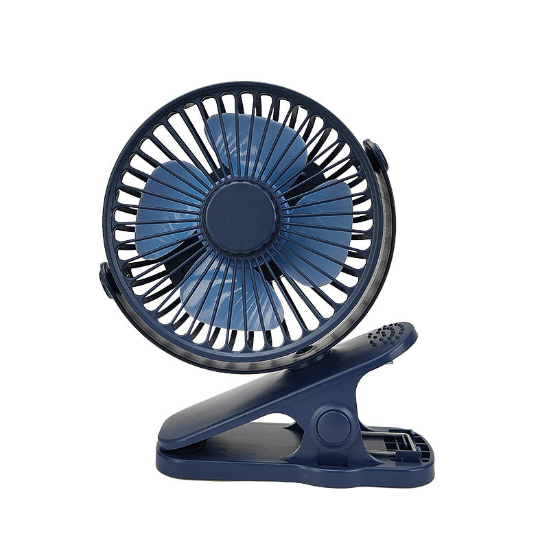 USB Mini Clip Fan - Silent Rechargeable For Dorms