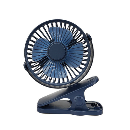 USB Mini Clip Fan - Silent Rechargeable For Dorms