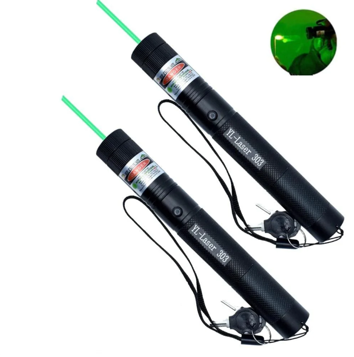 Laser pointer High power with green and red beam for distance