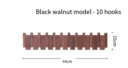 Simplicity Piano Key Wall Coat Rack (One Piece)