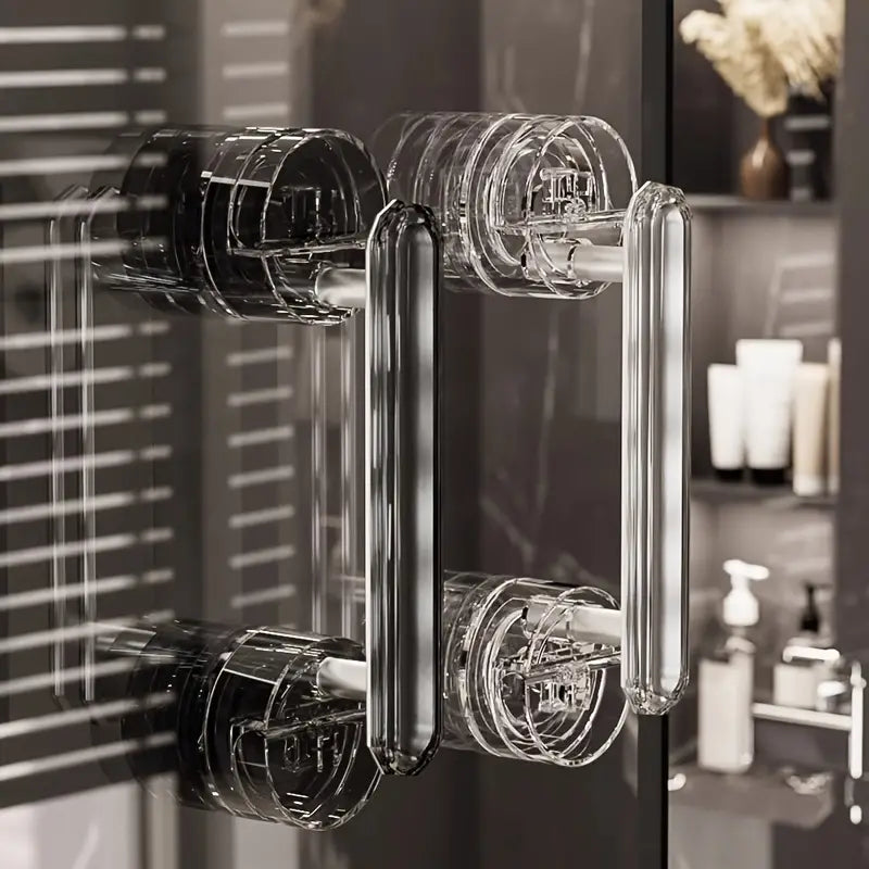 Door Handle With Suction Cup For Practical Handling
