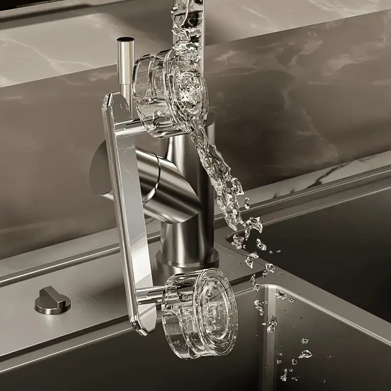 Door Handle With Suction Cup For Practical Handling