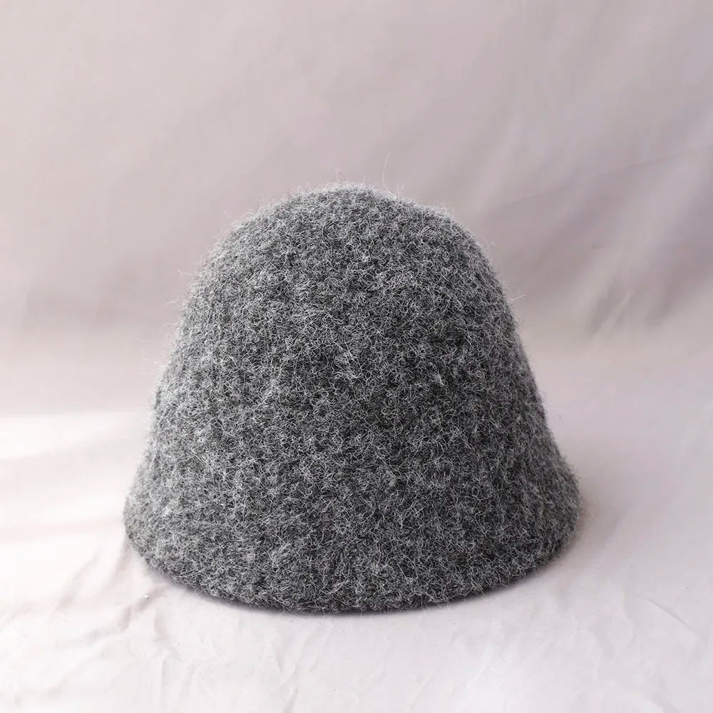 Women's Winter Wool Bucket Hat
