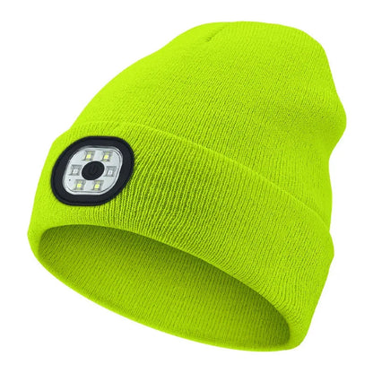 Rechargeable LED Beanie Hat for Winter
