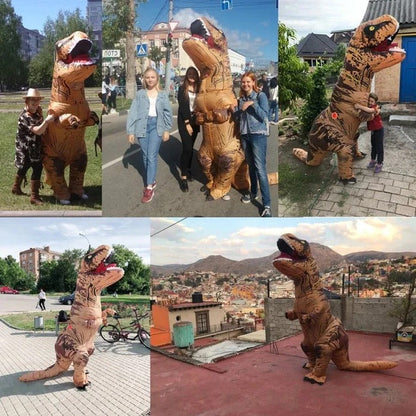 Inflatable T-Rex costume