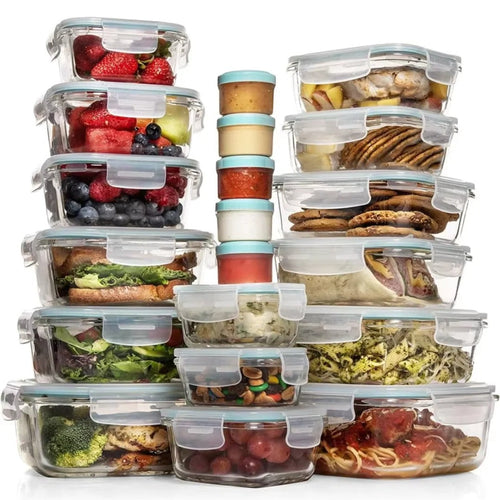 35-piece food storage container set