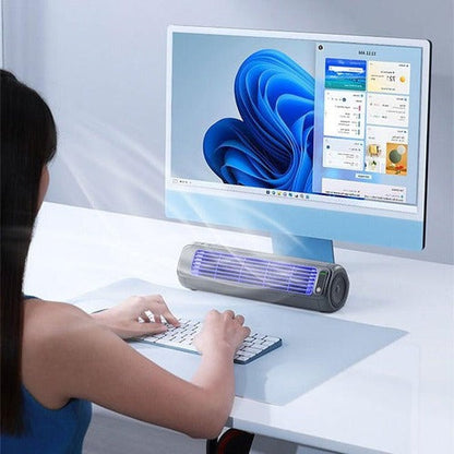 Portable tabletop fan