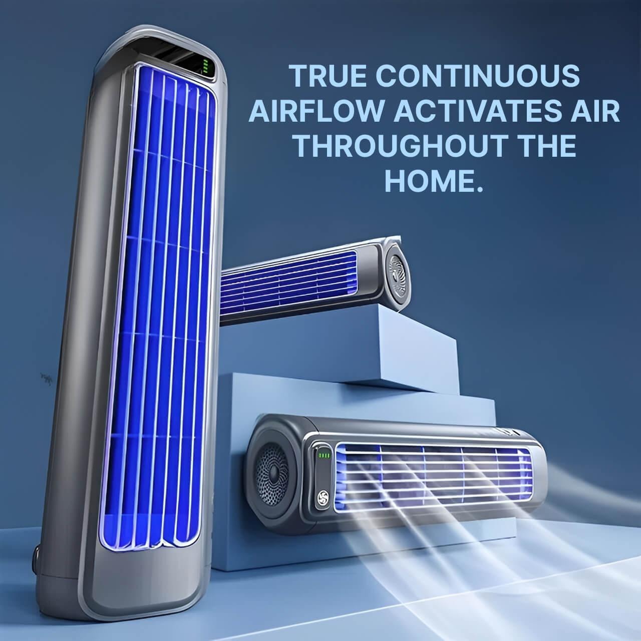 Portable tabletop fan
