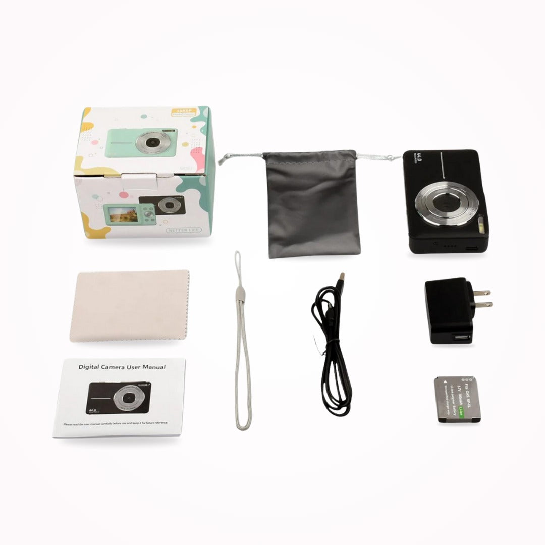 Compact Digital Camera with Retro Design