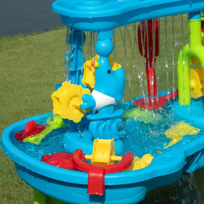 3-in-1 Outdoor Sand and Water Table for Kids