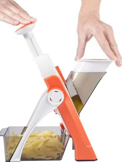 5-in-1 Vegetable Slicer with Collecting Tray