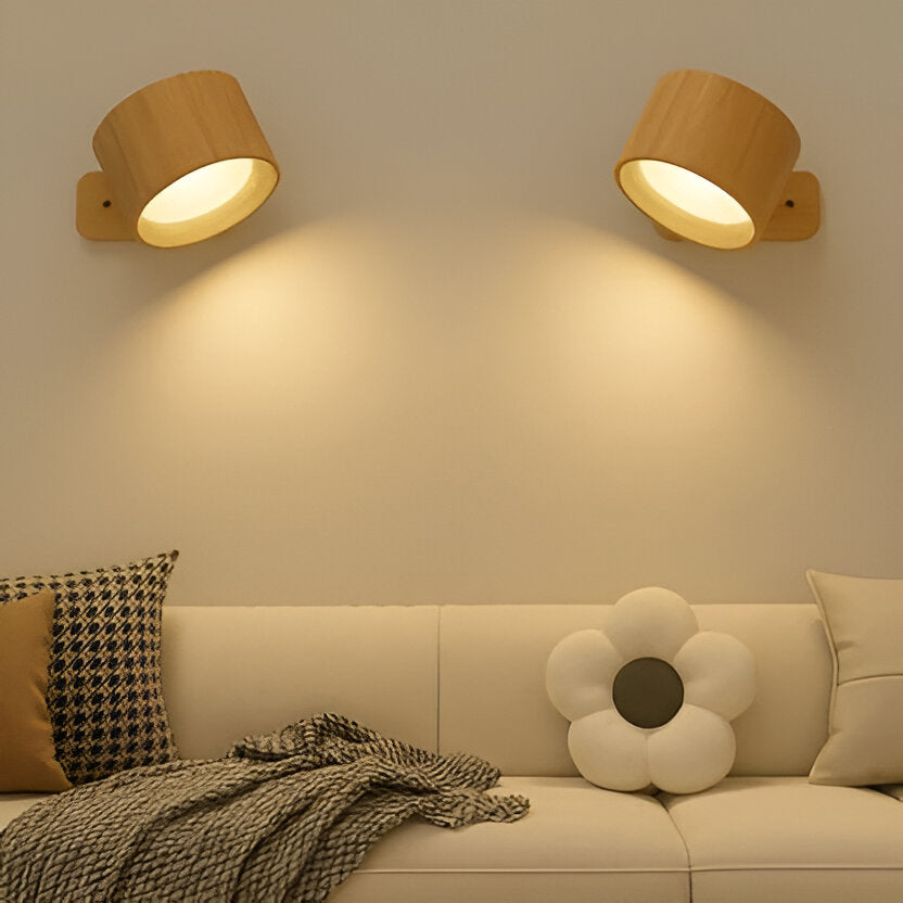 Rechargeable Wall Light with 360° Rotation
