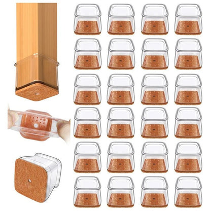 Square Chair Leg Floor Protectors