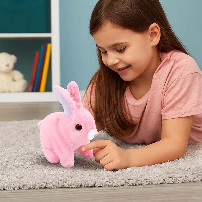 Interactive Plush Bunny Toy