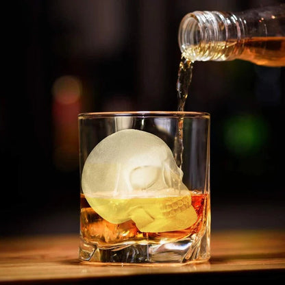 Skull-Shaped Ice Cube Tray