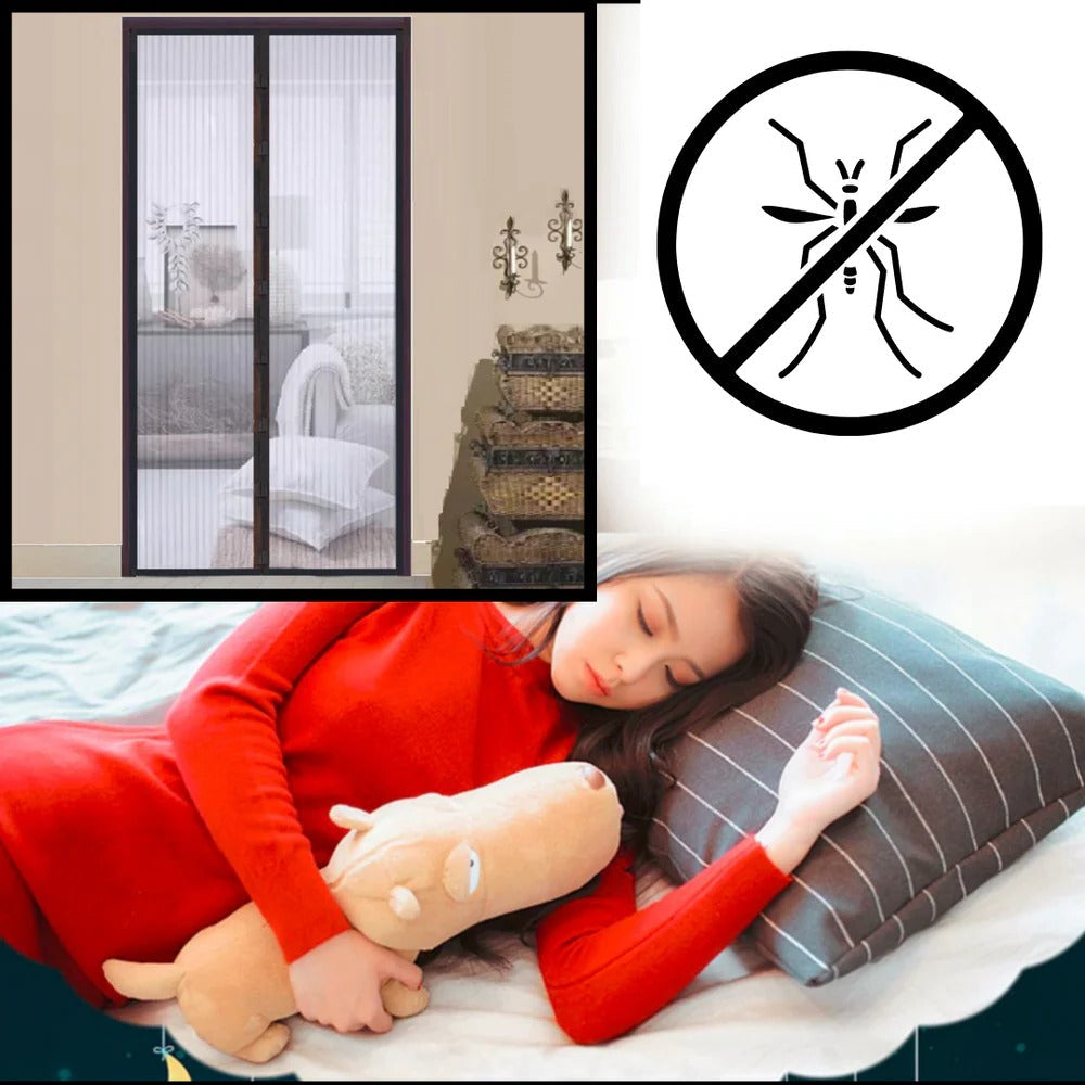 Magnetic Mosquito Screen for Doors