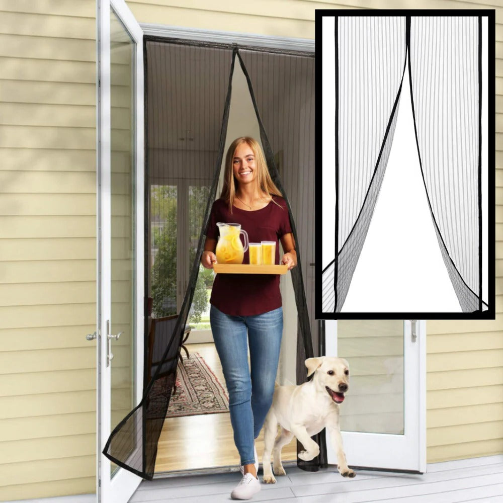 Magnetic Mosquito Screen for Doors