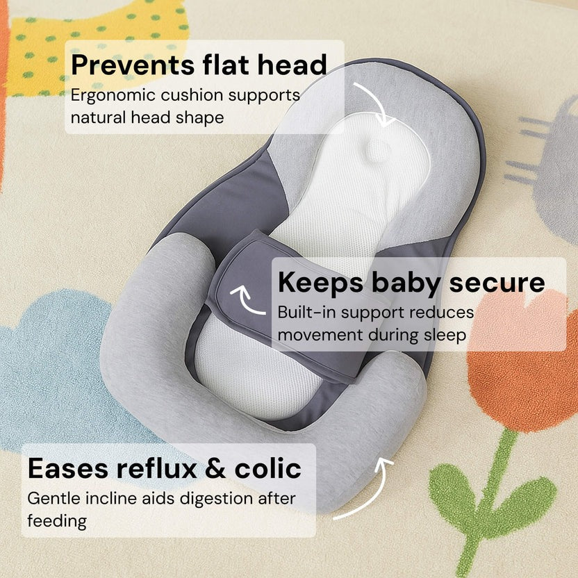 Inclined Reflux Pillow Bed for Infants