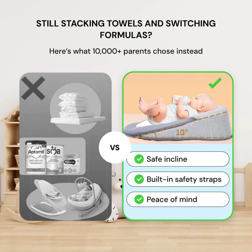 Inclined Reflux Pillow Bed for Infants