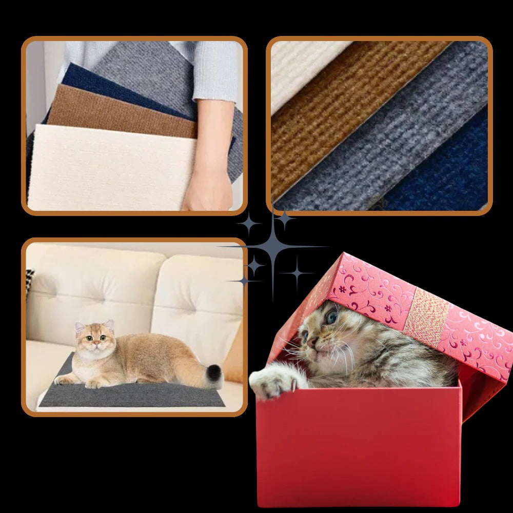 Adhesive Wall Mounted Cat Scratch Pad