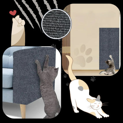 Adhesive Wall Mounted Cat Scratch Pad