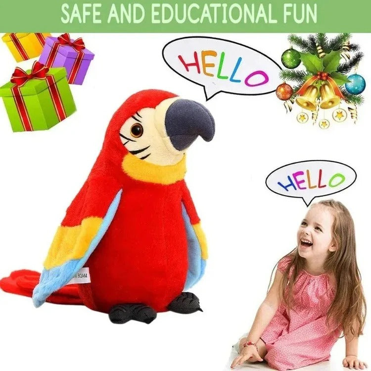 Talking & Music-Playing Parrot Plush Toy