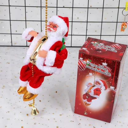 Climbing Santa Holiday Display Toy