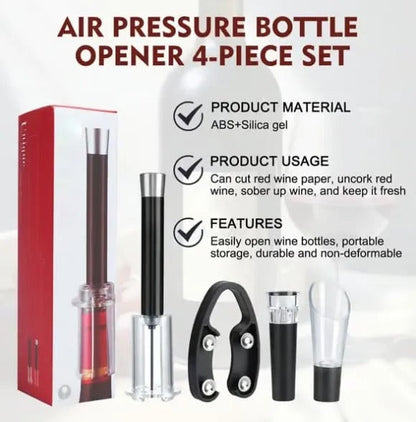 Air-Assist Wine Bottle Opening Set