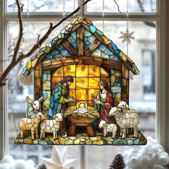 Nativity Scene Suncatcher