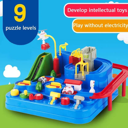 Children’s Mechanical Vehicle Track Game