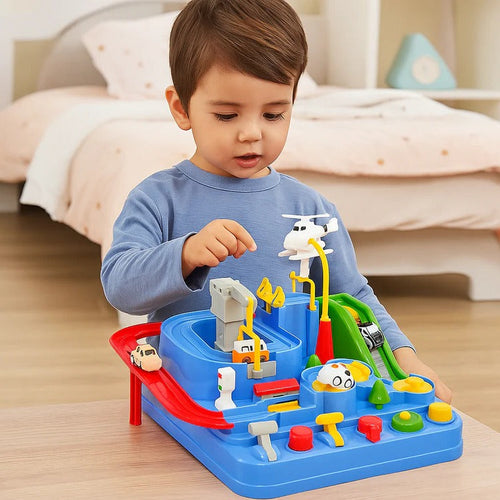 Children’s Mechanical Vehicle Track Game