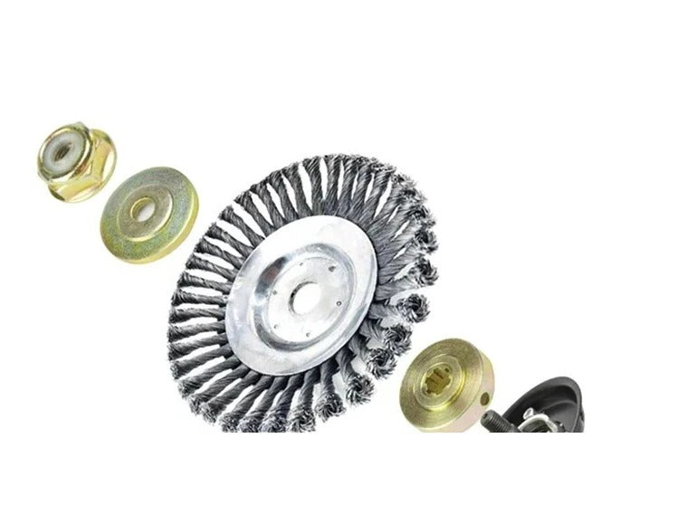 Heavy-Duty Wire Weeding Wheel