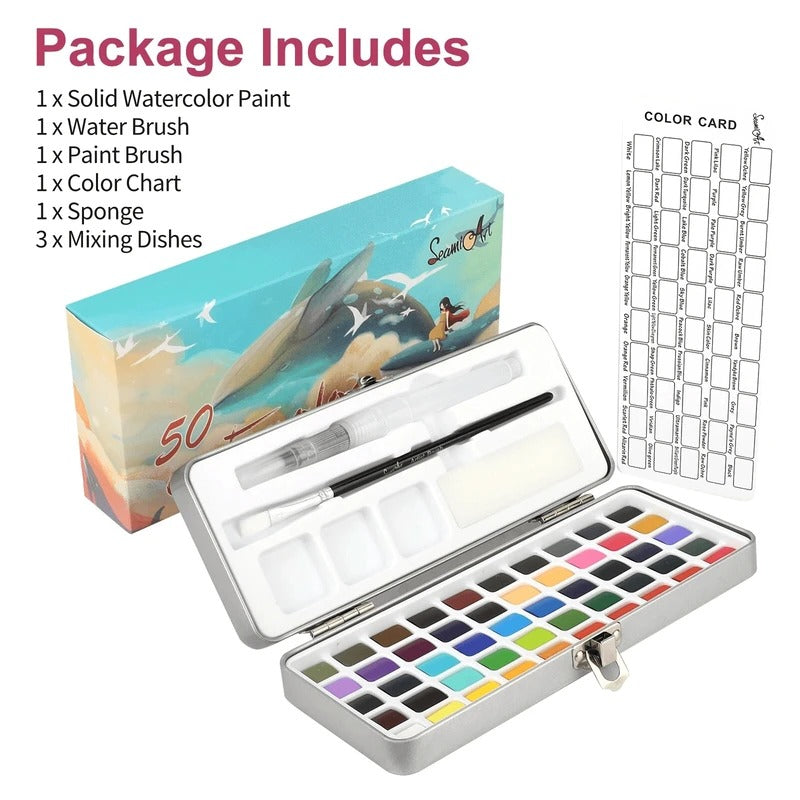 Watercolor Paint Set