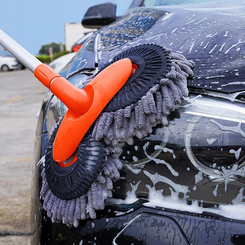 Car Wash Brush with Rotating Head