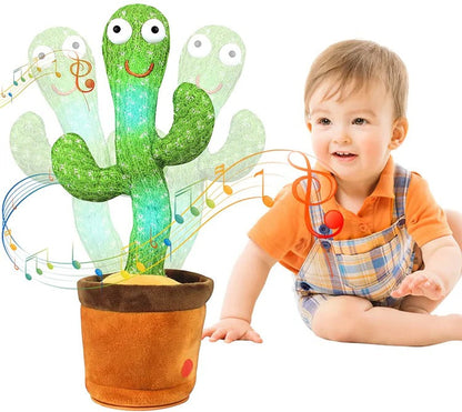 Sound-Reacting Dancing Cactus Toy