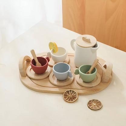 Children’s Pretend Afternoon Tea Set With Tray