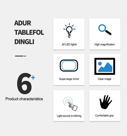 Foldable LED Magnifying Glass