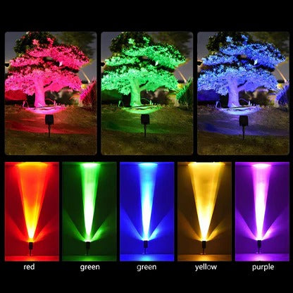 Solar LED Multi-Zoom Spot Light