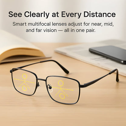 Progressive Multifunction Glasses