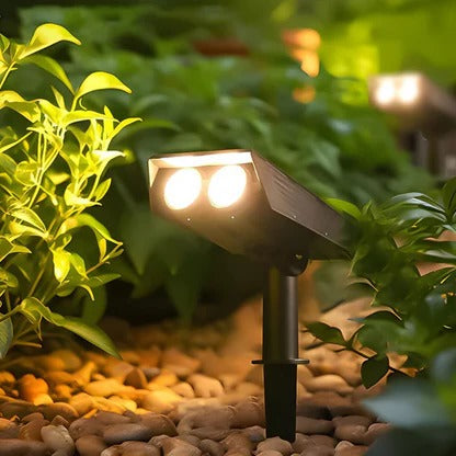 Solar LED Multi-Zoom Spot Light