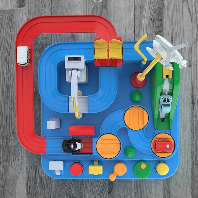 Children’s Mechanical Vehicle Track Game