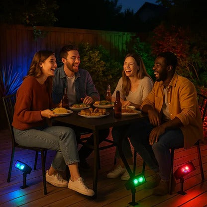 Solar LED Multi-Zoom Spot Light
