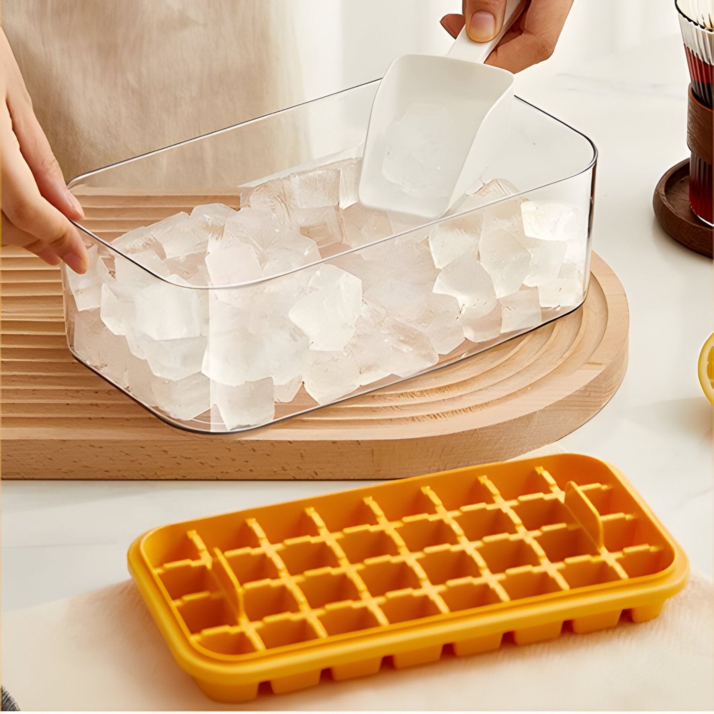 One-Click Ice Tray System