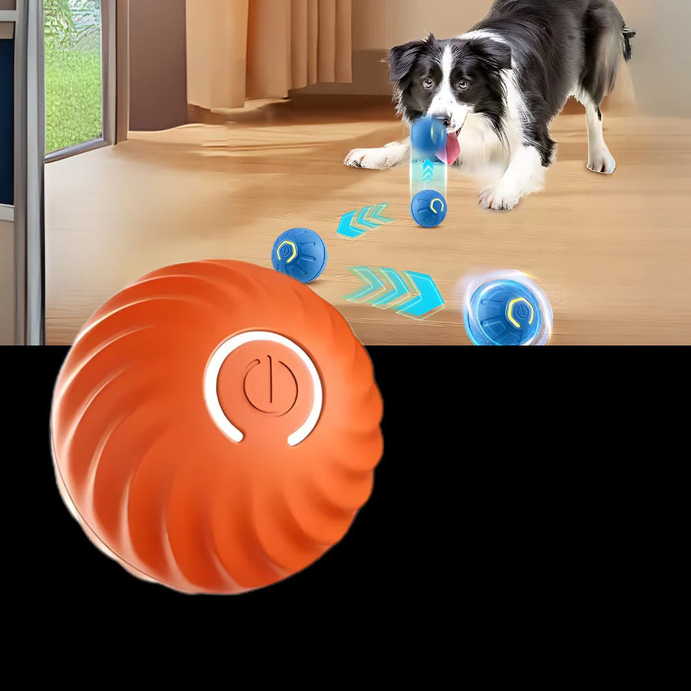 Interactive Obstacle-Avoiding Dog Ball