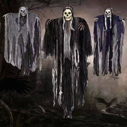 Scary Realistic Halloween Hanging Decorations Outdoor And Indoor - Set Of Three